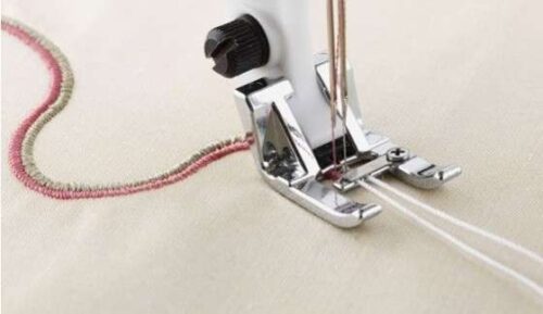 Husqvarna Pied avec Guide pour Aiguille Double