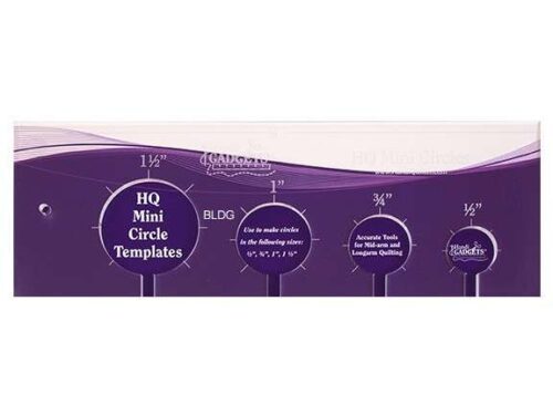 Handi Quilter Ruler - HQ Mini Cercles 0,5" to 1,5"