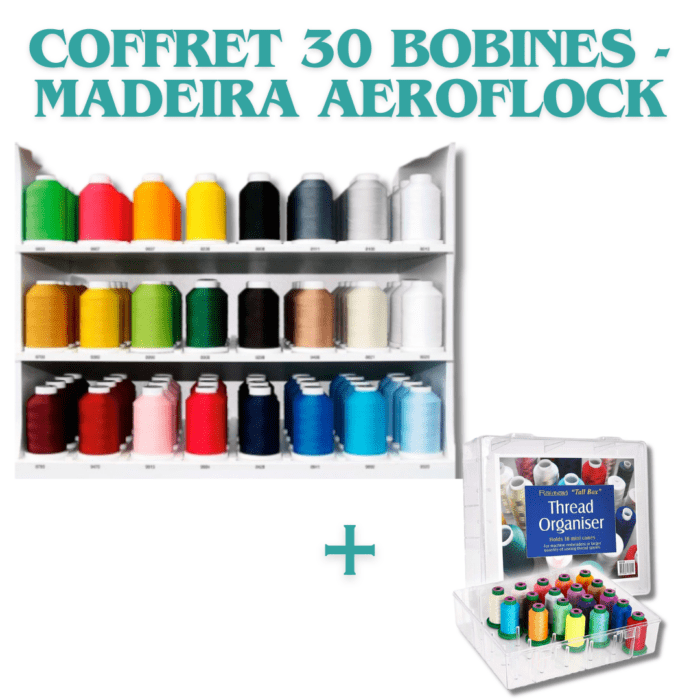 Coffret Madeira Aeroflock - 30 bobines